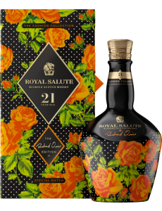 Royal Salute Scotch Whisky Scotland 21 Yo Fashion II Roses Design 70cL